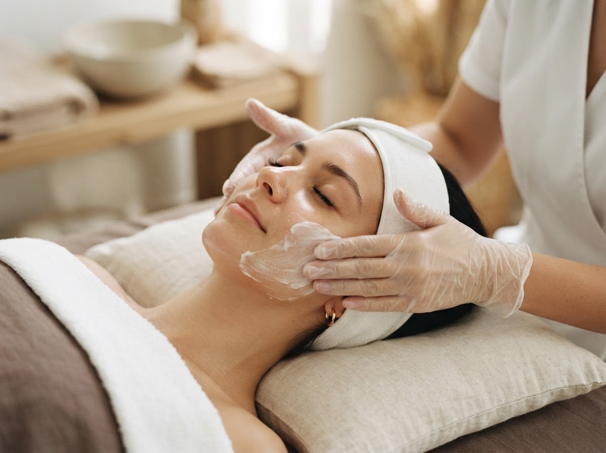 Limpeza de pele facial profissional