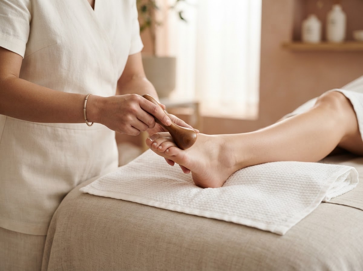 Tratamento podal profissional nos pés